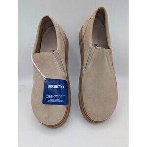 Birkenstock Oswego Sandcastle Suede Slip On Shoes Tan Sole Mens 11